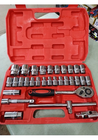 Profesyonel Büyük Lokma Takımı 32 Parça 1\2 32mm'e Kadar Full Crv