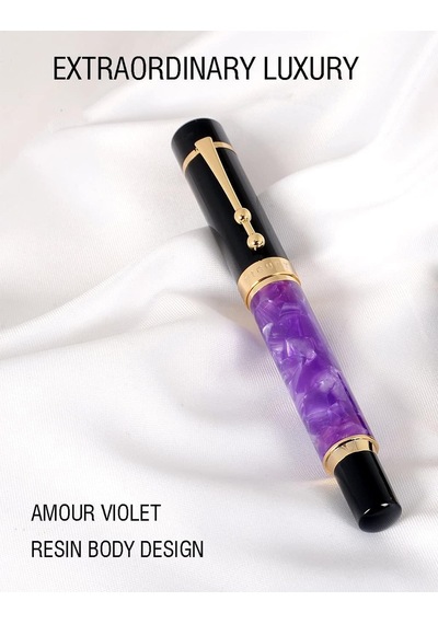 Genève Lüks Ve Ergonomik Dolma Kalem & Tükenmez Kalem Taurus Serisi Alman M Uç, Altın Kaplama Evrensel Refill Ve Kartuş, Doldurulabilir Pompa, Hediye Kutulu Dolma Kalem, Amour Violet Genève Lüks Ve Ergonomik Dolma Kalem & Tükenmez Kalem Taurus Serisi Alman M Uç, Altın Kaplama Evrensel Refill Ve Kartuş, Doldurulabilir Pompa, Hediye Kutulu Dolma Kalem, Amour Violet
