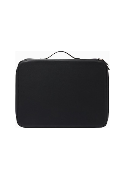 Montroi Laptop Case 15" Deri Kılıf Şık Ve Dayanıklı Tasarım Unisex Çanta El Çantası Siyah