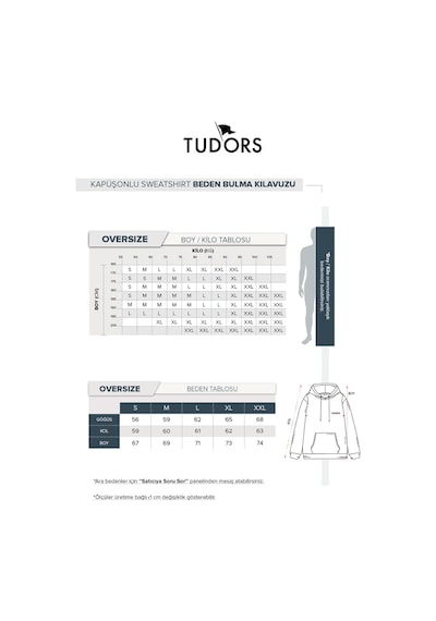 Tudors Kadın Relax Fit Rahat Kesim Pamuklu Kapüşonlu Kanguru Cepli Siyah Sweatshirt-39933 SiYAH Tudors Kadın Relax Fit Rahat Kesim Pamuklu Kapüşonlu Kanguru Cepli Siyah Sweatshirt-39933 SiYAH