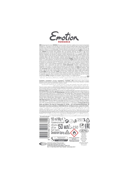 Emotion Romance Kadın Sprey Deodorant 3 x 150 ML