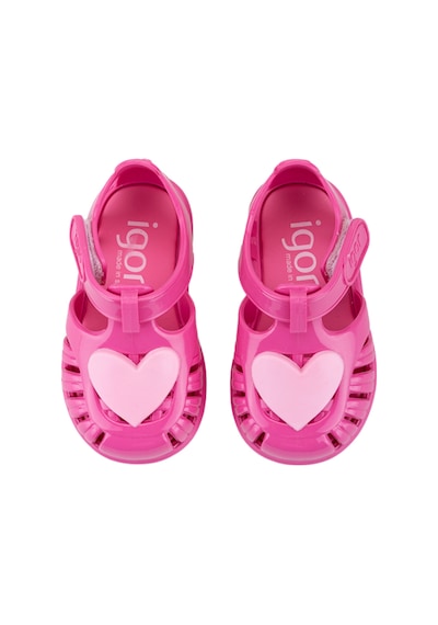 Igor Tobby Gloss Love Kız Çocuk Fuşya Sandalet S10310-007 Fuşya