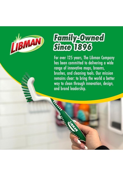 Libman Fırçalama Fırçası Seti - Harç, Fayans, Banyo, Mutfak İçin Üç Farklı Dayanıklı Fırça. Kullanımı Kolay, Zorlu Dağınıklıklar İçin Güçlü Lifler - Abd'de Üretilen Aile, Üniseks Parti 2406