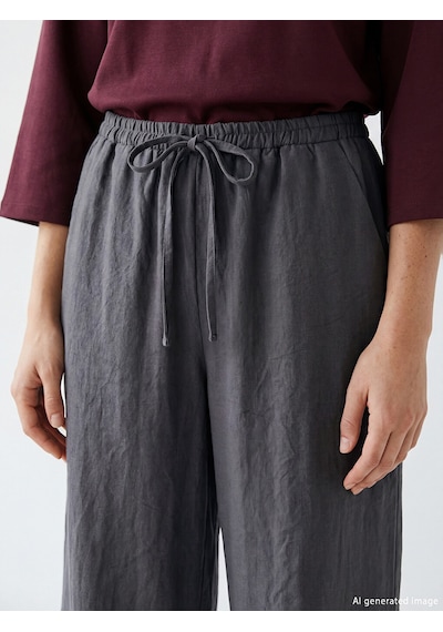 Lcw Modest Gri Beli Lastikli Modal Karışımlı Kadın Pantolon