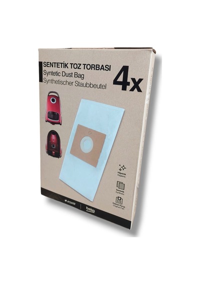 Arçelik Uyumlu S 4540 T Süpürge Toz Torbası 4 Adet