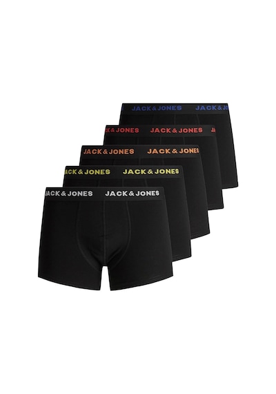 Jack & Jones Jack&Jones Jacblack Frıday Erkek Boxer 5'Li Paket Siyah