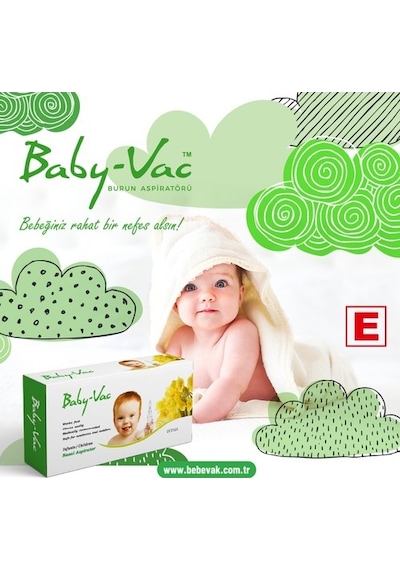 Baby-vac Burun Aspiratörü, Elektrik Süpürgesi İle Çalışır.