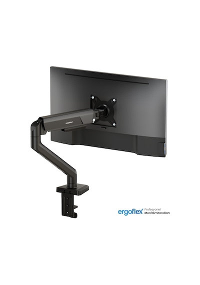 Ergoflex X10 Siyah 22-40inch Amortisörlü 12 Kg Monitör Standı 2026 Versiyon