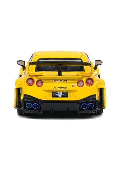 Solido Nissan Gtr35 Lbwk Silhouette Yellow 2019