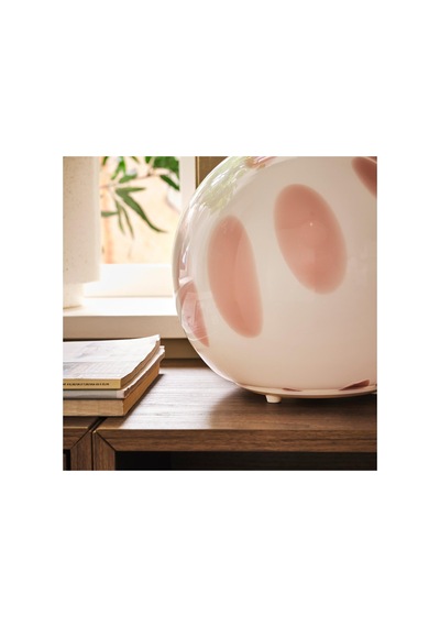 Abajur, Pembe, 25 Cm