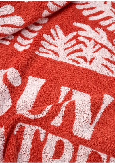 Bella Maison %100 Pamuk The Sun The Palm Plaj Havlusu Kiremit 90x150 Cm Kiremit