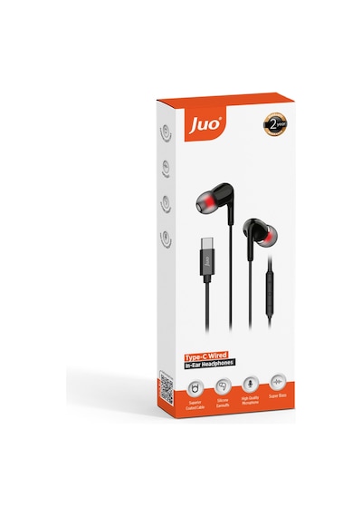 Juo Type-c Mikrofonlu Kablolu Kulak İçi Kulaklık Dac Çip Destekli Enc Gürültü Engelleme Diğer