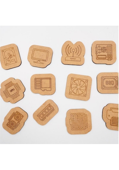 Moon Beavers Dizüstü Bilgisayar Ahşap Eğitici Oyun