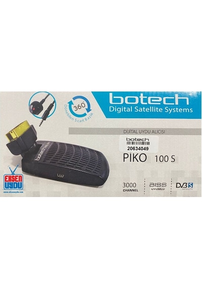 Botech Piko 100S Dijital Uydu Alıcısı Skart Tipi Uydu Alıcı