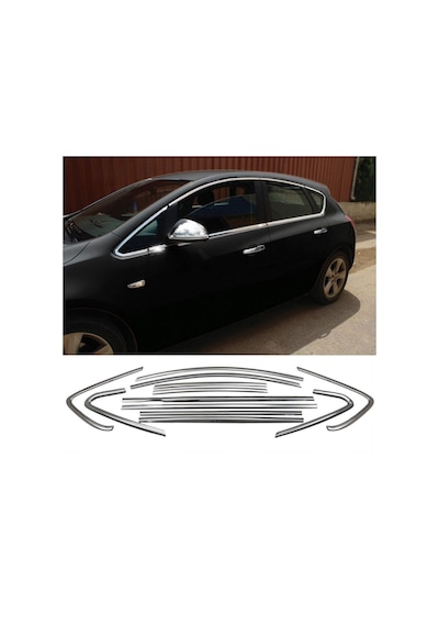 Opel Astra J Hb Krom Cam Çerçevesi 2010-2014 12 Parça