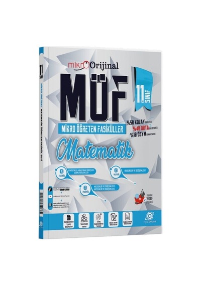 Mikroorijinal 11.sınıf Matematik Maarif Möf Seti Ve Maarif Soru Bankası Set 2 Kitap