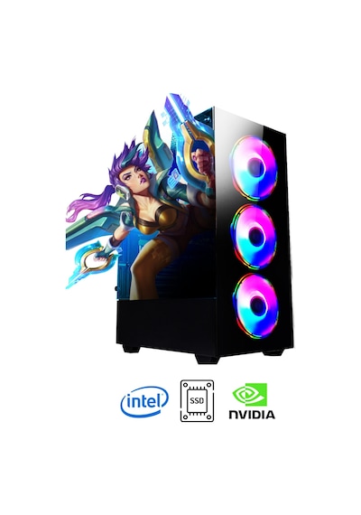 Ramtech F531 i5-6500 16 GB 240 GB SSD 8 GB RTX3050 Dos Masaüstü Oyuncu Bilgisayarı
