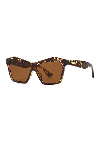 Zavonea Leopar Çerçeve Vintage & Retro Güneş Gözlüğü Çok Renkli
