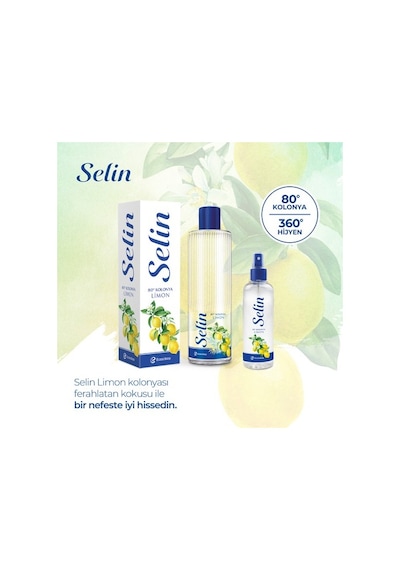 Selin Limon Kolonyası 1 Lt Sprey