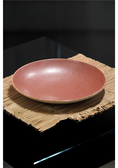 6 Lı 25 Cm Rosa Desenli Porselen Çukur Tabak Şık Sunum Ve Servis Tabağı Beyaz