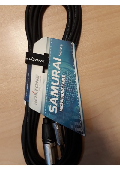 Roxtone Rx K13105 Xlr Erkek -Gitar Jak Kablo 5 Metre