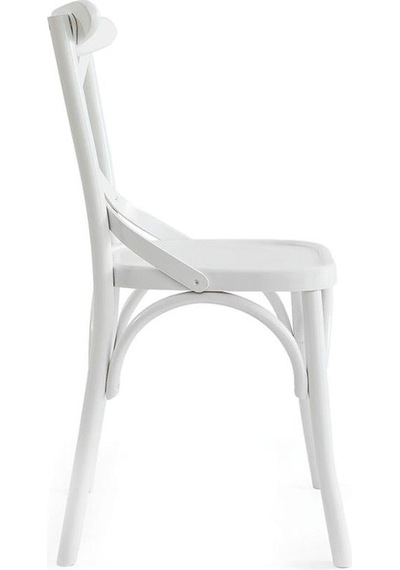 Gazzini Thonet Ahşap Sandalye Beyaz