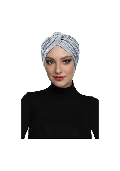 Elysianfidan Pliseli Varaklı Astarlı Açık Gri Hazır Türban Tesettür Abiye Bone Açık Gri Elysianfidan Pliseli Varaklı Astarlı Açık Gri Hazır Türban Tesettür Abiye Bone Açık Gri