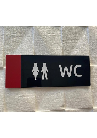 Red Line Serisi Wc Yönlendirme Tabelası