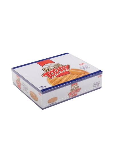 Today Caramel Waffle 24x36 G - Kahve Yanı Lezzetli Atıştırmalık 4'li Avantaj Paketi - 4 Adet Tarı