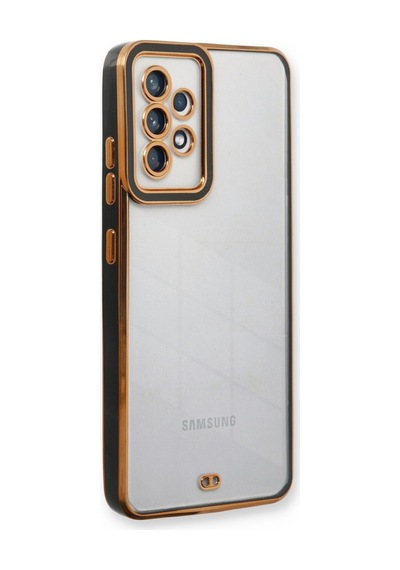 Samsung Galaxy A33 5g Kılıf Liva Lens Silikon - Siyah