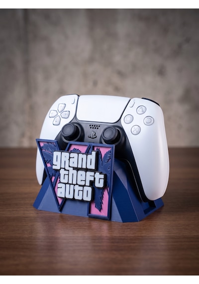 Omni Gta 6 Temalı Ps5 Kol Standı - Özel Tasarım Gta 6 Kontrolcü Standı, Playstation 5 Oyuncu Aksesuarı Konsol Standı Ve Tutucu Lacivert