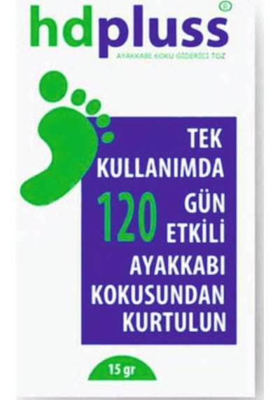 HD Pluss 120 Gün Etkili Ayak Koku Önleyici Koku Giderici Toz 4 x 15 G