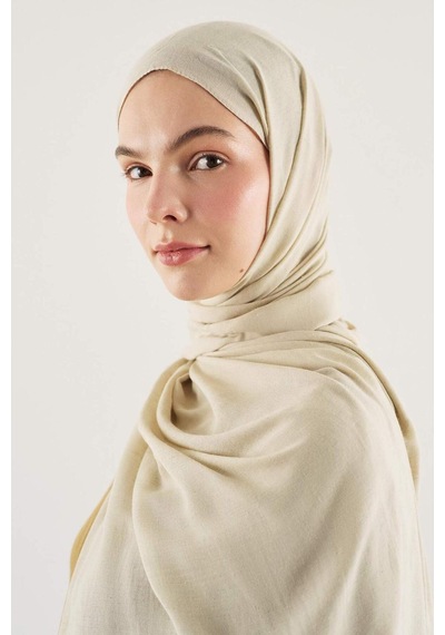 Defacto Fresh Scarfs X Defacto Premium Kum Beji Keten Şal I1758ax26smbg356 Bej-bg356