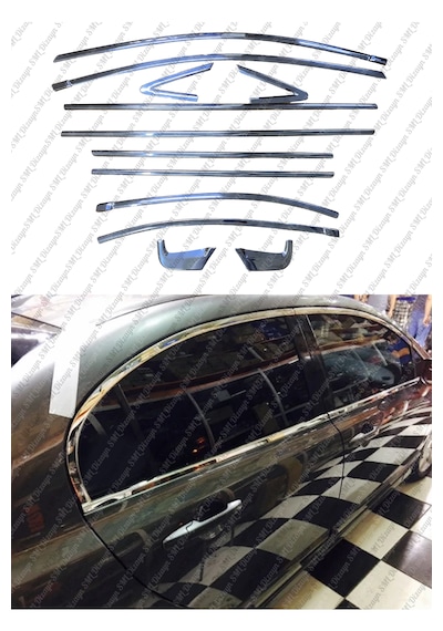 Honda Civic Fd6 Krom Cam Çıtası Nikelaj Tamtur