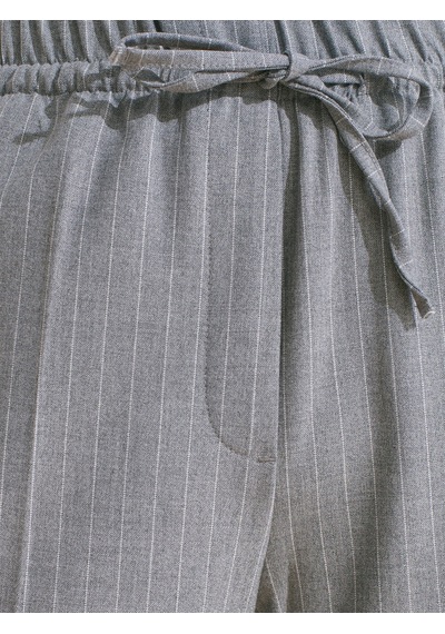 Dilvin 72142 Bağcıklı Jogger Pantolon-gri Gri