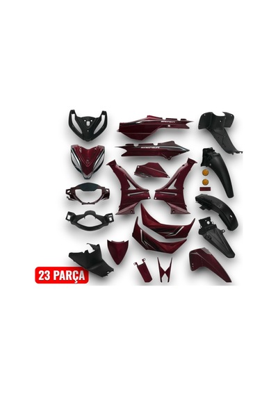 Motolifencoffee Cup Rks Sniper 50 Kaporta Seti Kırmızı