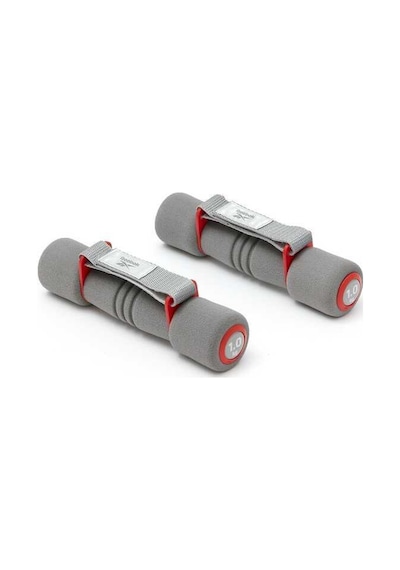 Reebok Softgrip Dumbbells 1.0kg Red Grey Çift Rawt-11061rd