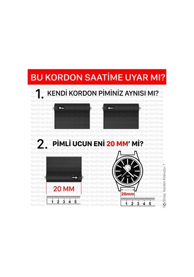 Novstrap Samsung Galaxy Watch 6 Seri 40-44mm Classic 43-47mm İle Uyumlu Kordon 20 Mm Soft Silikon