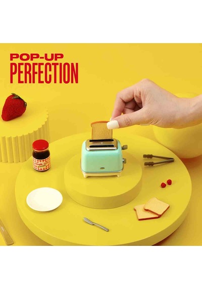 Mini Brands Magic Cook Kitchen Tost Makinesi Mini Mutfak Seti Çalışan Minyatür Oyuncak 3+