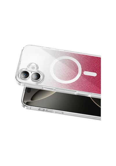 Onegif - 201 - Apple İphone 17 Sora Simli Magsafe Kapak - Glblseme - - Kırmızı