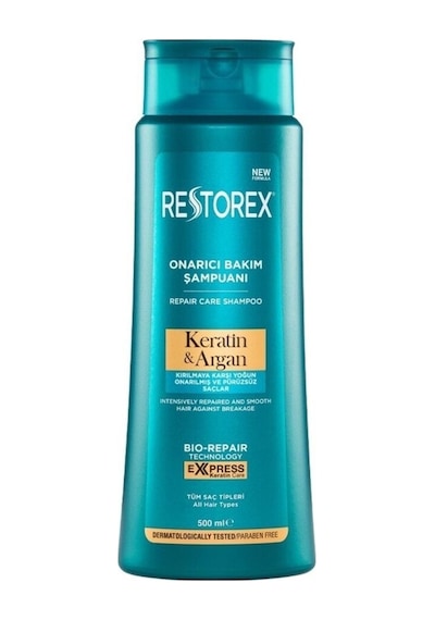 Keratin & Argan Şampuan 500 Ml 6 Adet İnce Telli