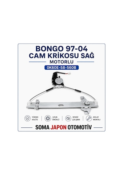 Bongo 97-04 Cam Krikosu Sağ Motorlu... 0k60e-58-560b