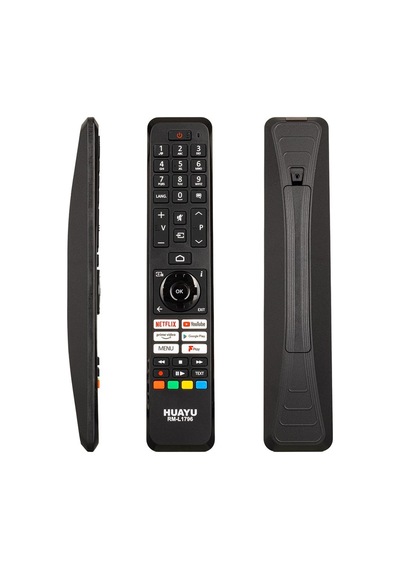 Vestel İle Uyumlu Rm-l1796 Netflix-youtube-prime Video-google Play- Menu-tv3 Play Tuşlu Led Tv Kuman
