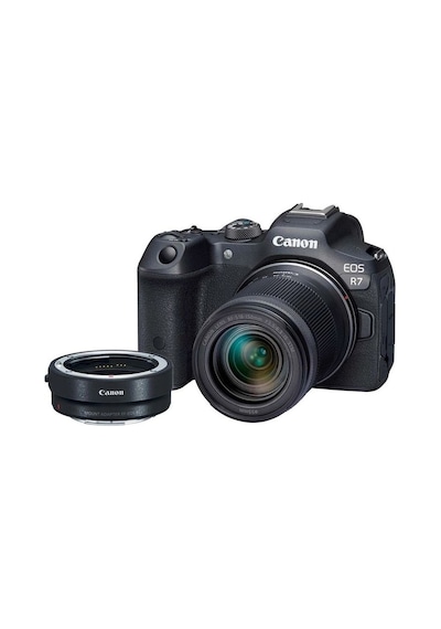 Canon EOS R7 + 18-150 MM Fotoğraf Makinesi + EF-EOS R Adaptör (Canon Eurasia Garantili)