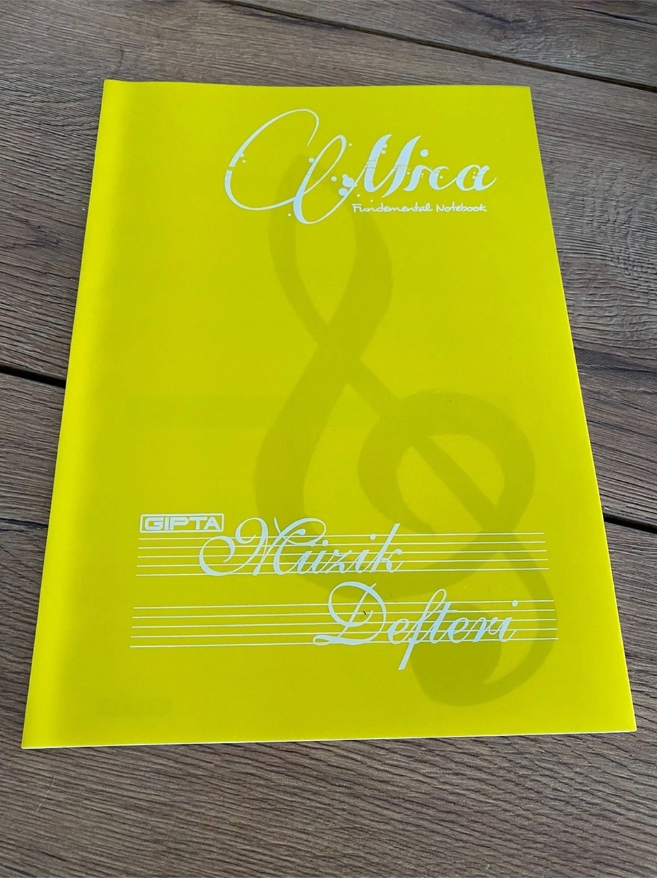 Müzik Defteri 40 Yaprak A4 Sarı