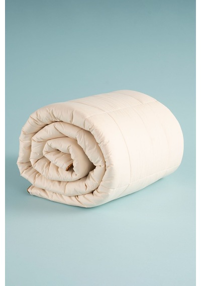 Woolla Organic Pamuk Kumaş %100 Yün Yorgan 215x235 Cm Bej - 83818993 Bej - 83818993 Bej