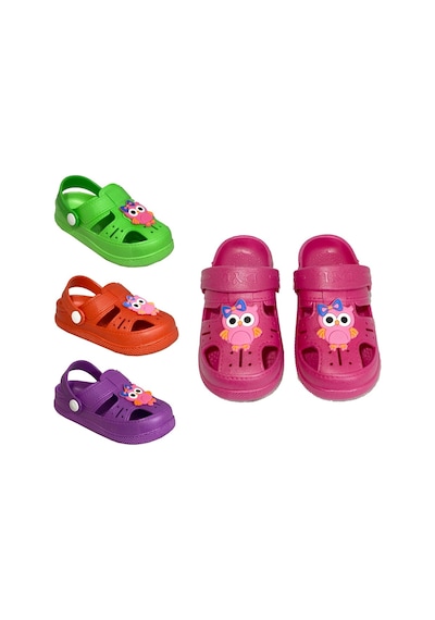 Daye Bk1001Kaydırmaz Baykuş Desenli Çocuk Sandalet Terlik