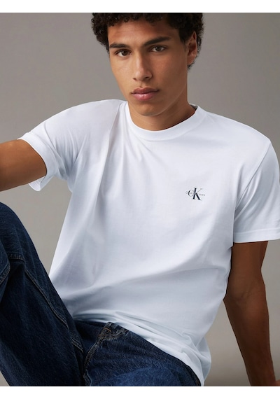 Calvin Klein Calvın Kleın Erkek 2 Li T-shırt J30j320199-0k4 J30j320199-0k4 Beyaz Beyaz