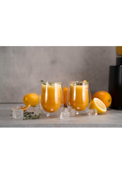 Zwilling Sorrento Çift Camlı 2'li Kokteyl Bardağı, 296 Ml, Cam, Şeffaf Cam