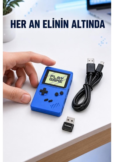 Retro Oyun Konsolu Usb Hub Dağıtıcı 2.0 Usb + Type-c Port Çoğaltıcı Yd51 Lacivert